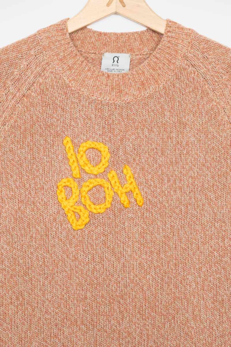Rifò Maglia Unisex Cashmere Rigenerato Rifò x Almeno Nevicasse Negozio online di fabbrica