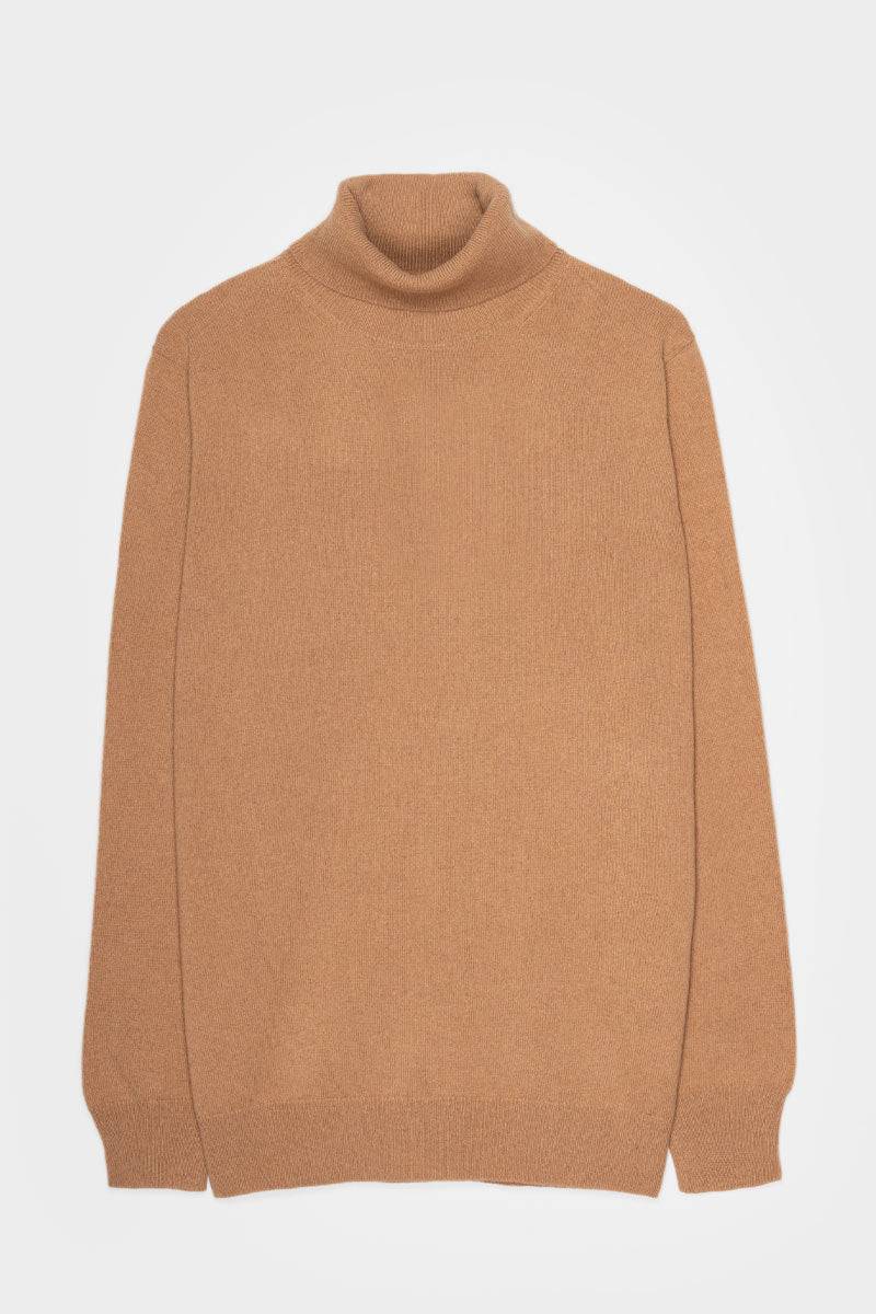 Rifò ALBERTO Maglia Collo Alto Uomo Cashmere Rigenerato Fornitura limitata