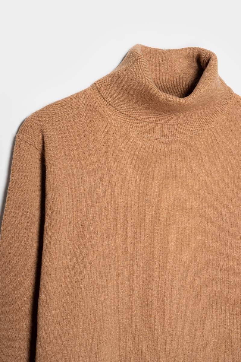 Rifò ALBERTO Maglia Collo Alto Uomo Cashmere Rigenerato Fornitura limitata