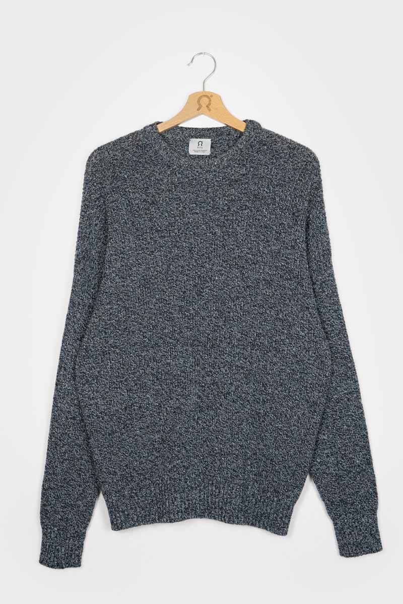 Rifò COSIMO Maglia Uomo Cotone Jeans Rigenerato Vendite stagionali