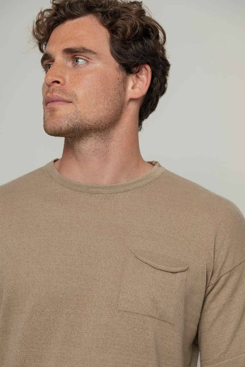 Rifò MATTEO T-Shirt Lino Riciclato Uomo Black Friday