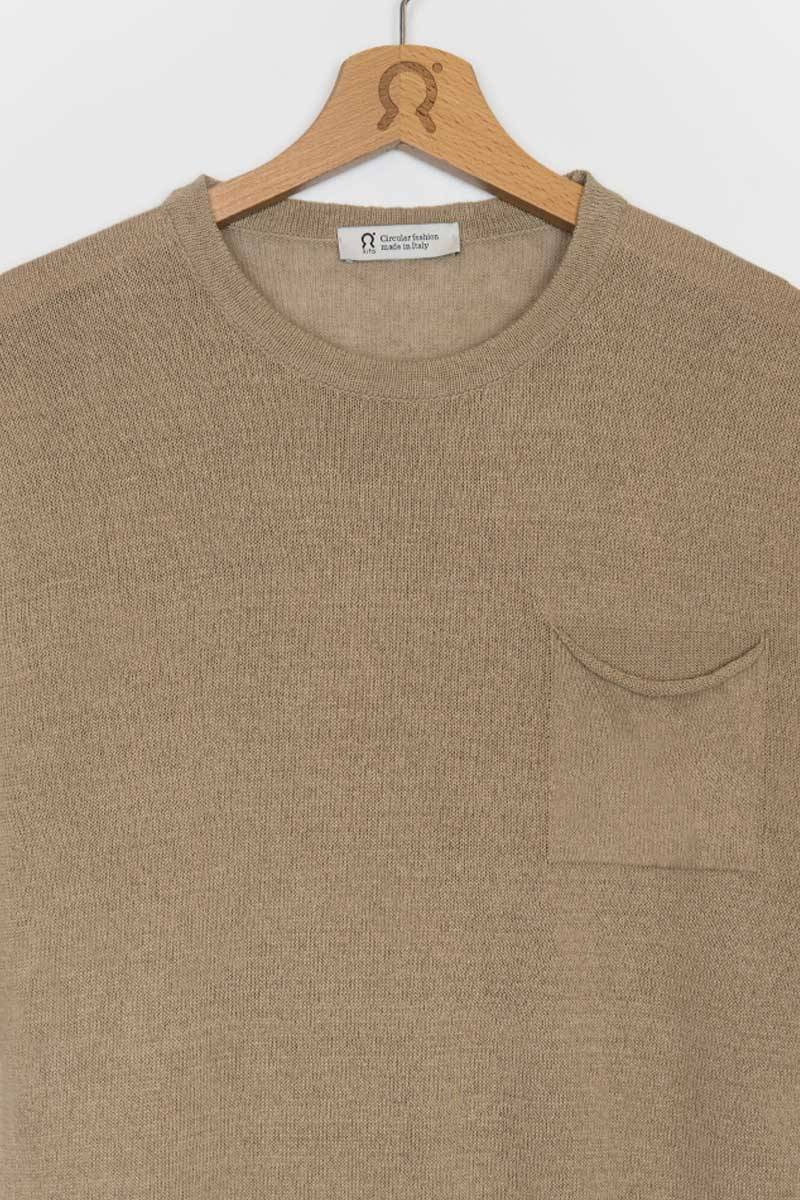 Rifò MATTEO T-Shirt Lino Riciclato Uomo Black Friday