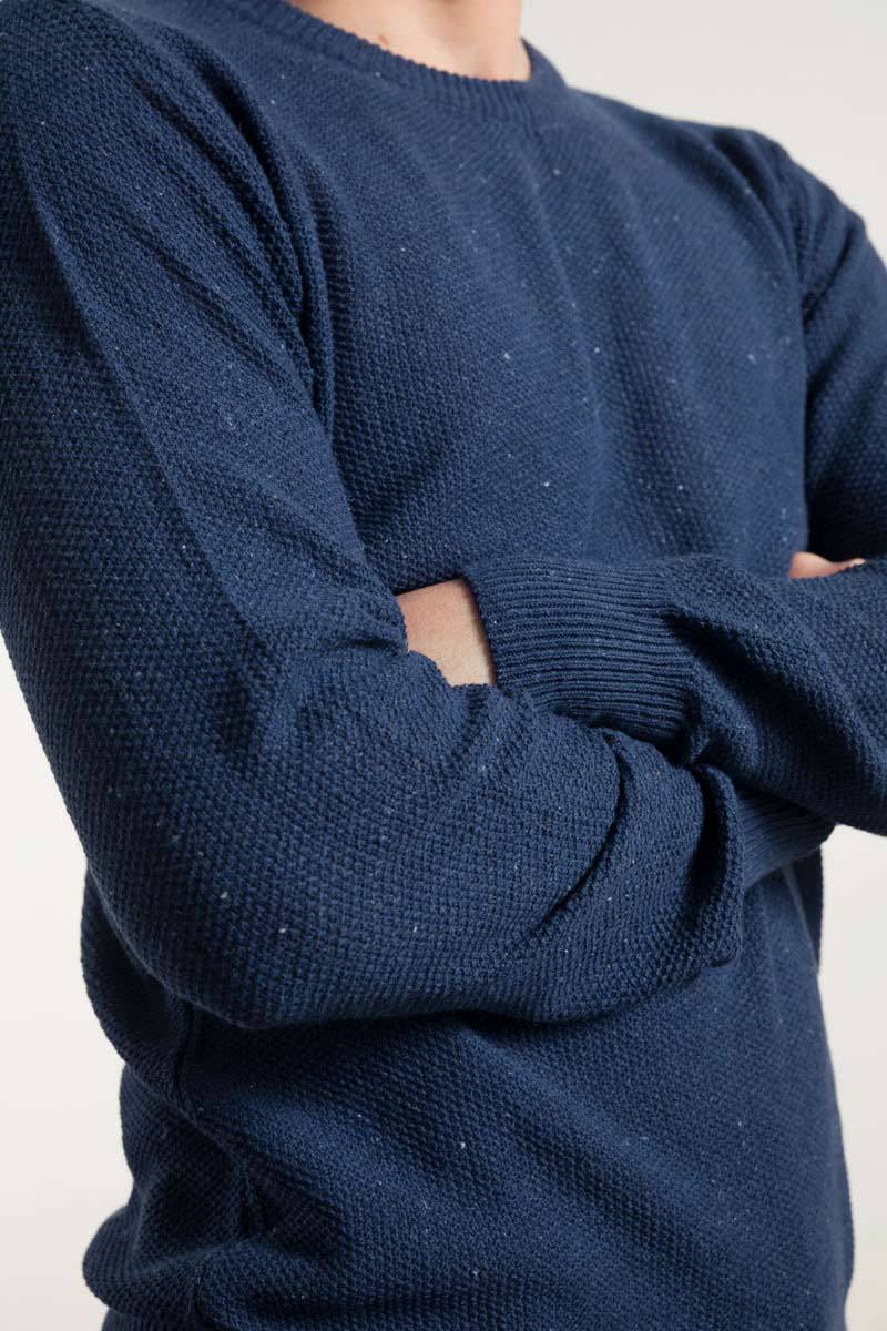 Rifò GINO Maglia Uomo Cotone Jeans rigenerato Cyber Monday