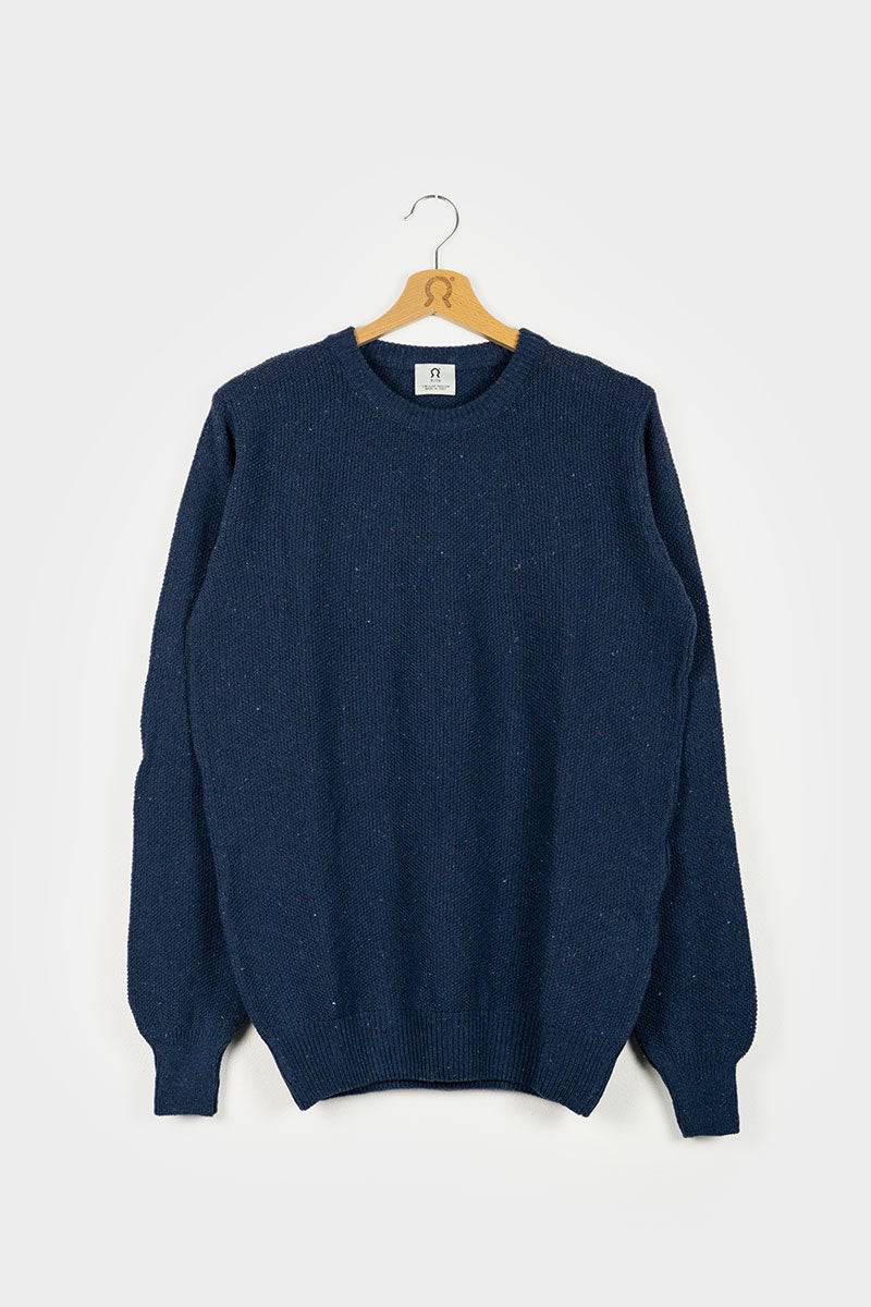 Rifò GINO Maglia Uomo Cotone Jeans rigenerato Cyber Monday