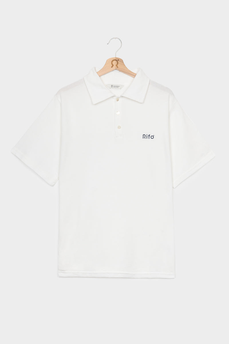 Rifò RICCARDO Maglia Polo Uomo Cotone Rigenerato Offerta Anniversario