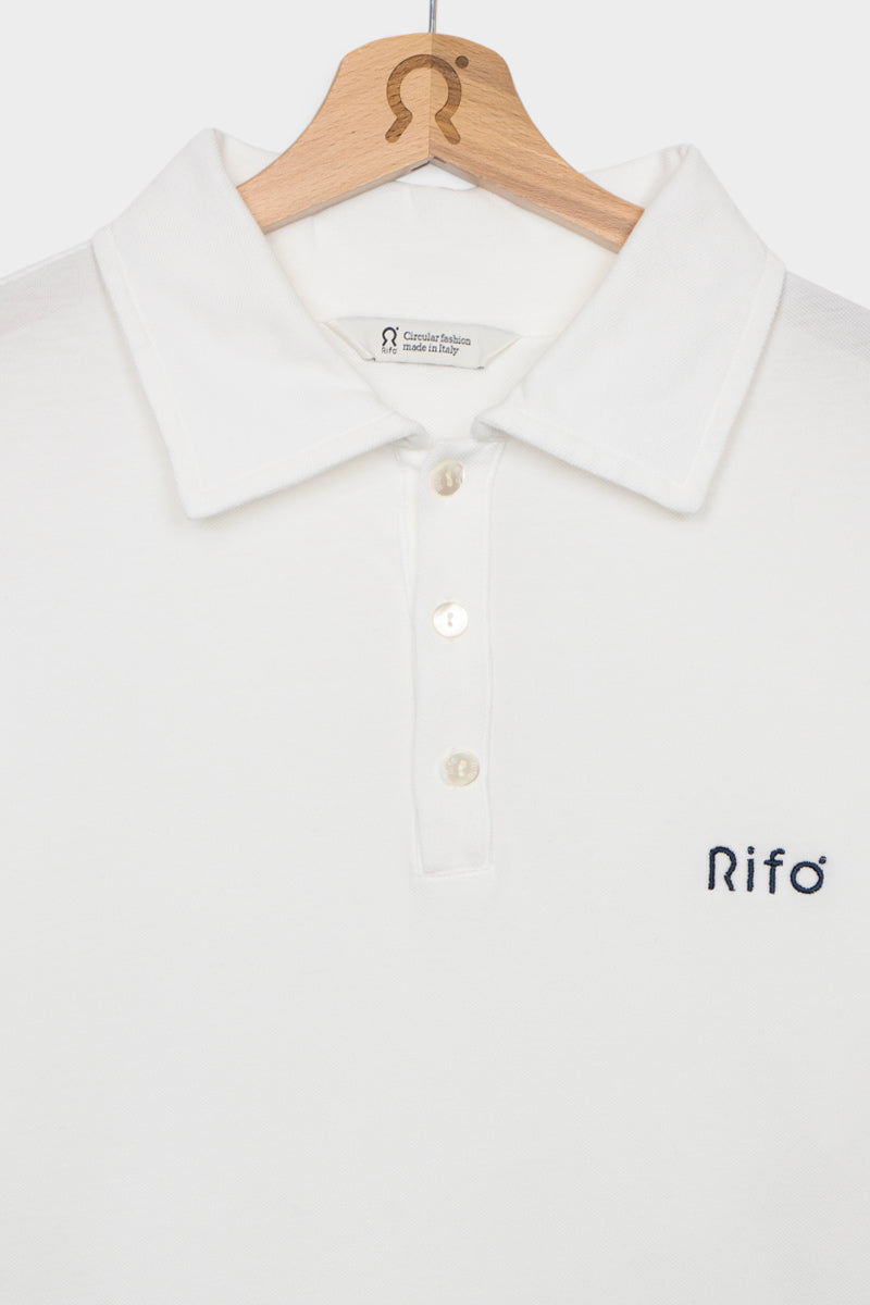 Rifò RICCARDO Maglia Polo Uomo Cotone Rigenerato Offerta Anniversario