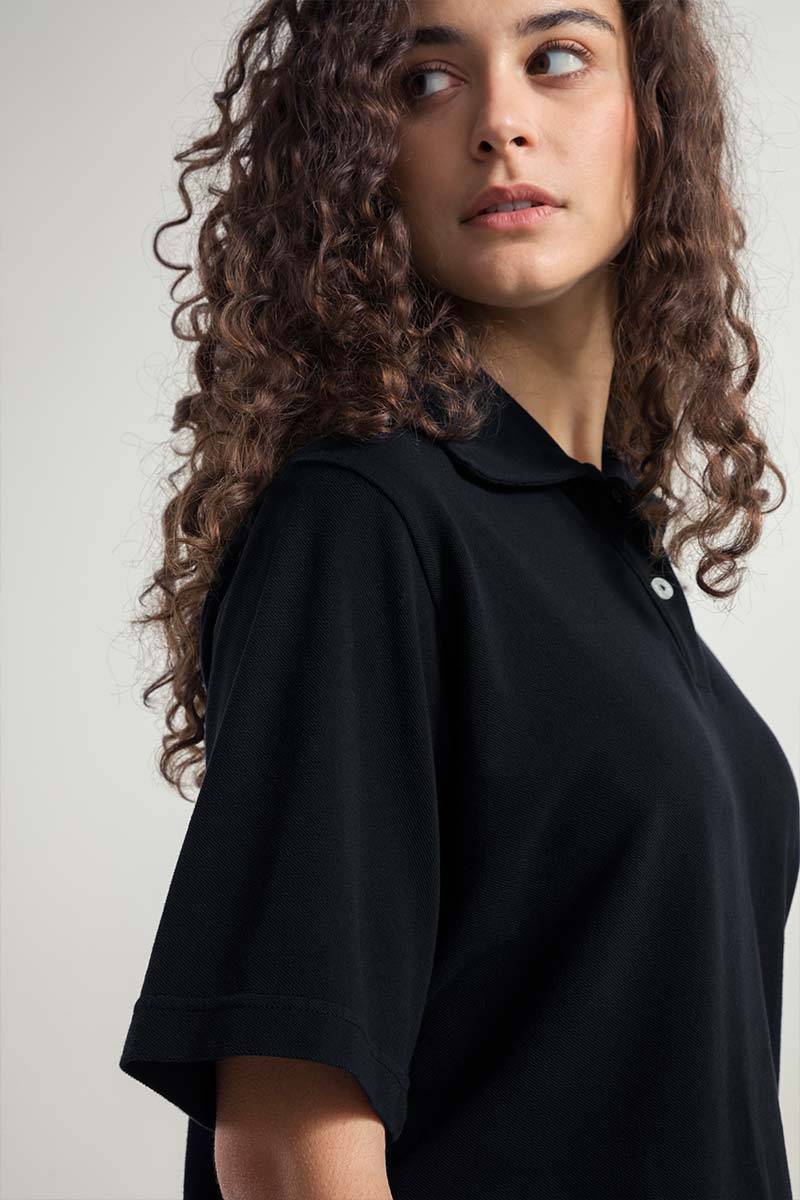 Rifò LUDO Maglia Polo Donna Cotone Rigenerato Lightning offer