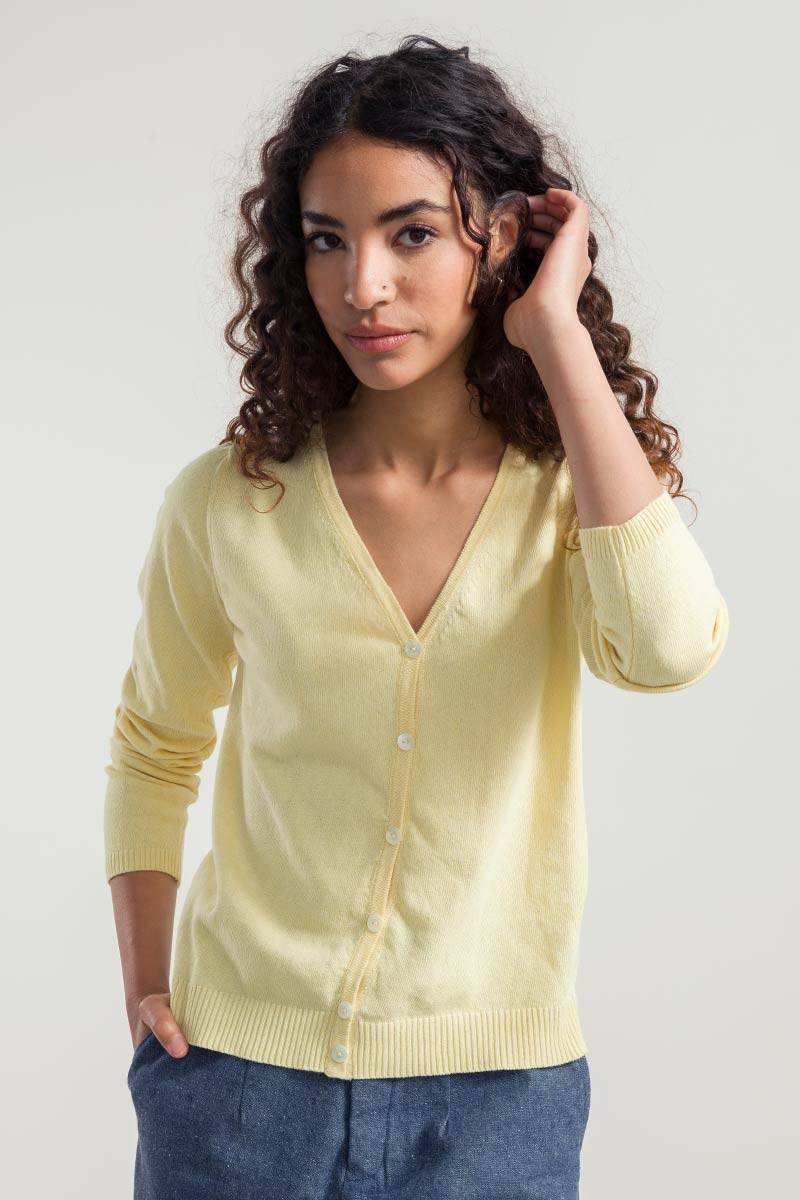 Rifò LUCIA Cardigan Donna Cotone Rigenerato Comprane uno, ottenene uno gratis