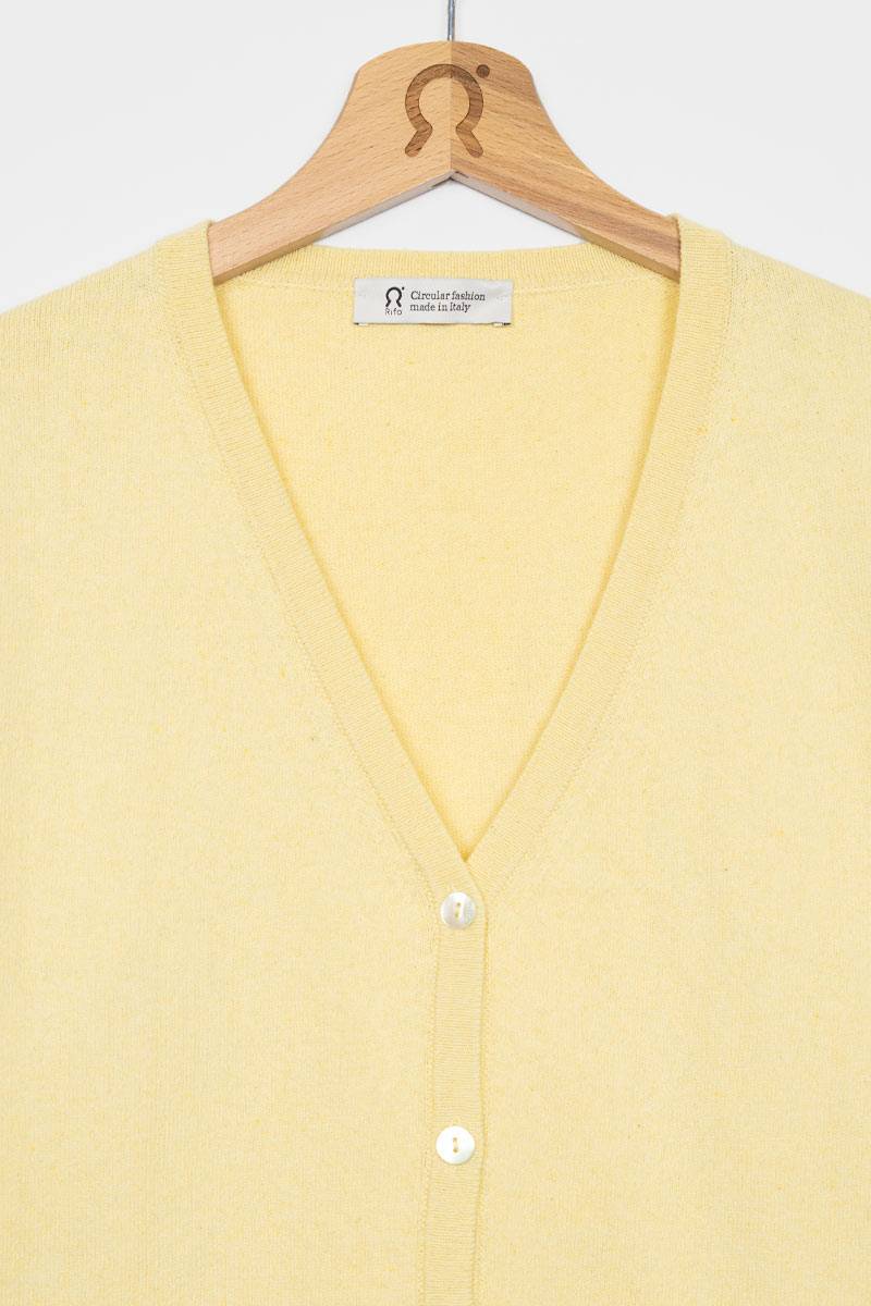 Rifò LUCIA Cardigan Donna Cotone Rigenerato Comprane uno, ottenene uno gratis