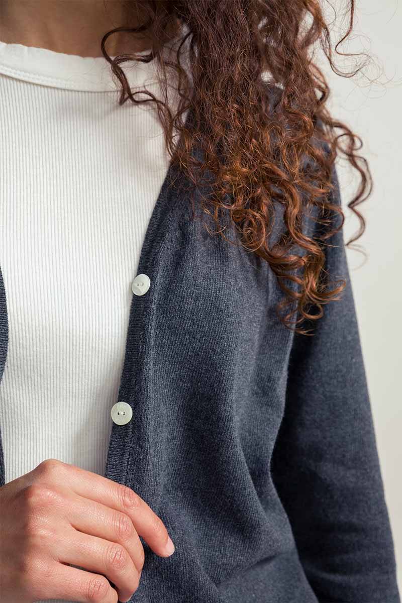 Rifò LUCIA Cardigan Donna Cotone Rigenerato Offerte giornaliere