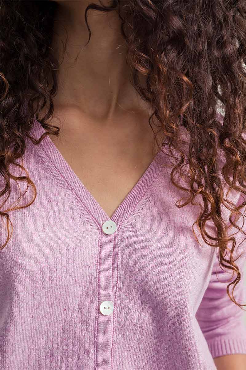 Rifò LUCIA Cardigan Donna Cotone Rigenerato Offerte speciali