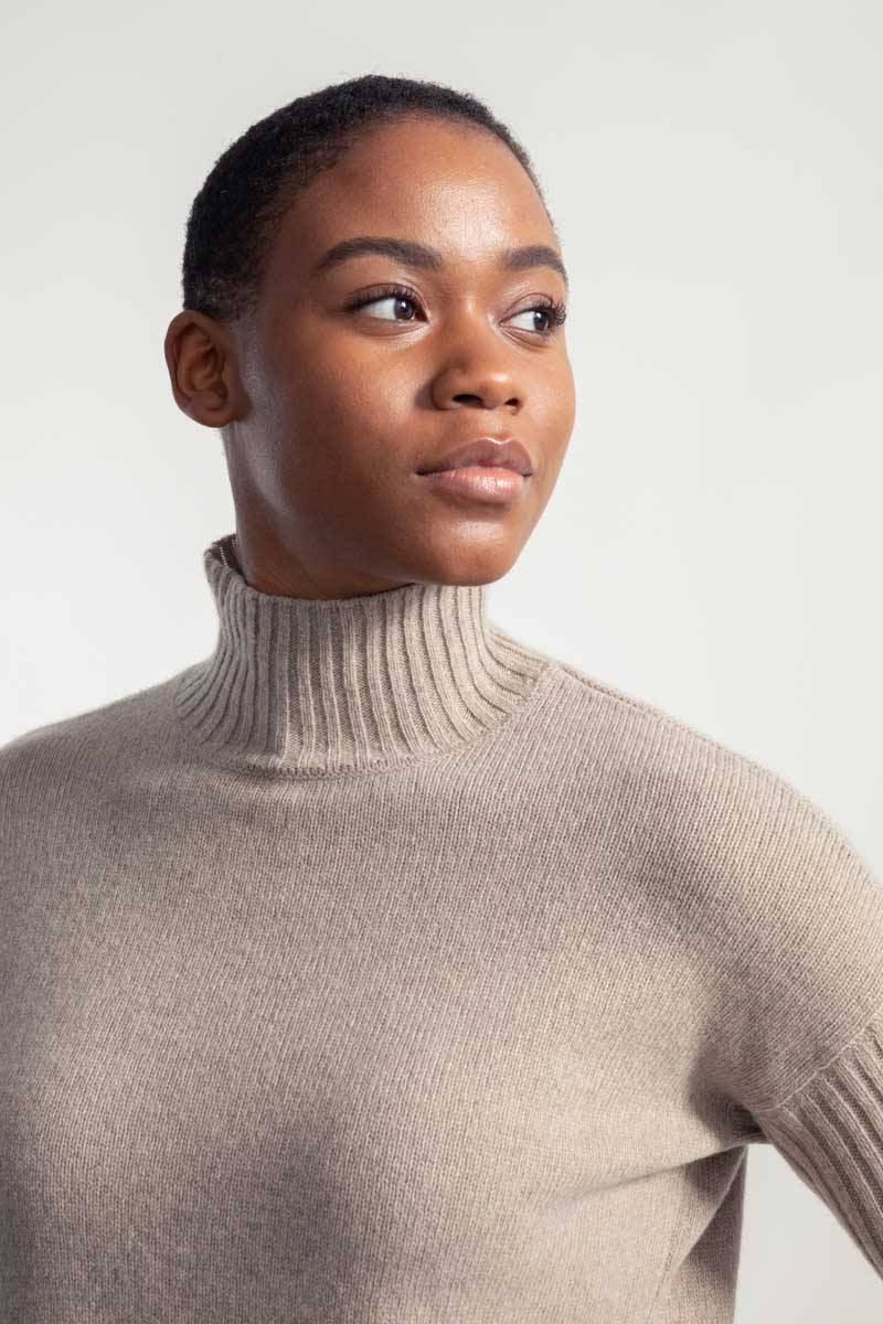 Rifò ERMINIA Maglia Donna Cashmere Rigenerato Fino al 50% di sconto
