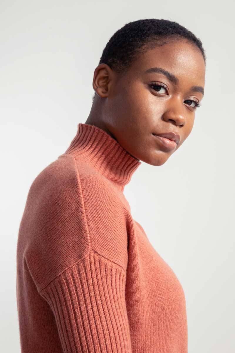 Rifò ERMINIA Maglia Donna Cashmere Rigenerato Fino al 60% di sconto