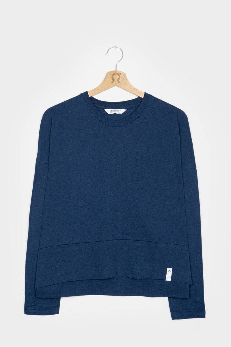 Rifò ZOE Maglia Maniche Lunghe Donna Cotone Rigenerato 50% di sconto con spedizione gratuita