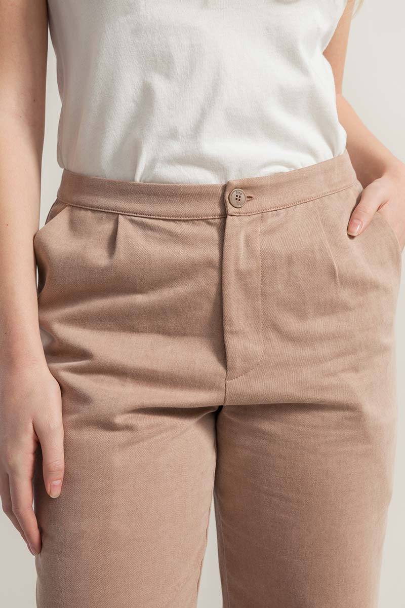 Rifò NOVILIA Pantaloni Donna Cotone Rigenerato Limitato a 3 giorni