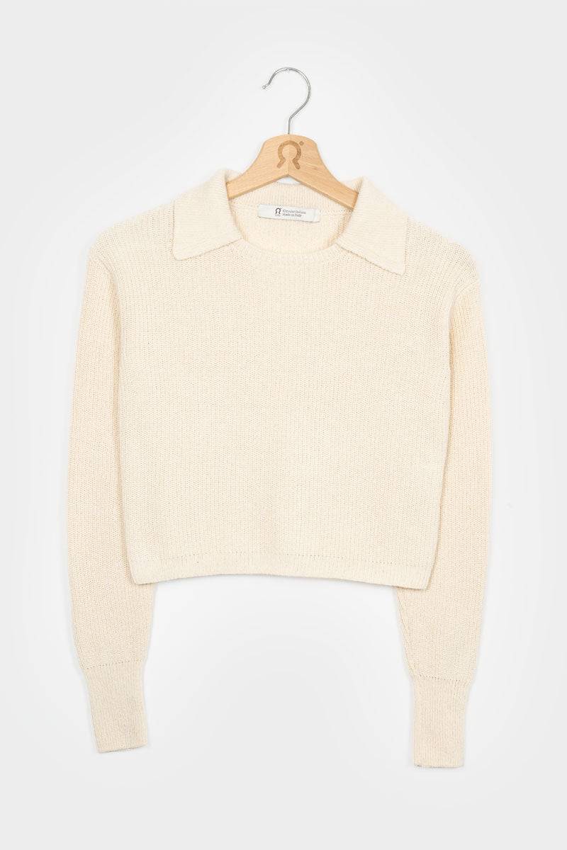 Rifò OLIVIA Maglia Donna Cotone Rigenerato Duty-free