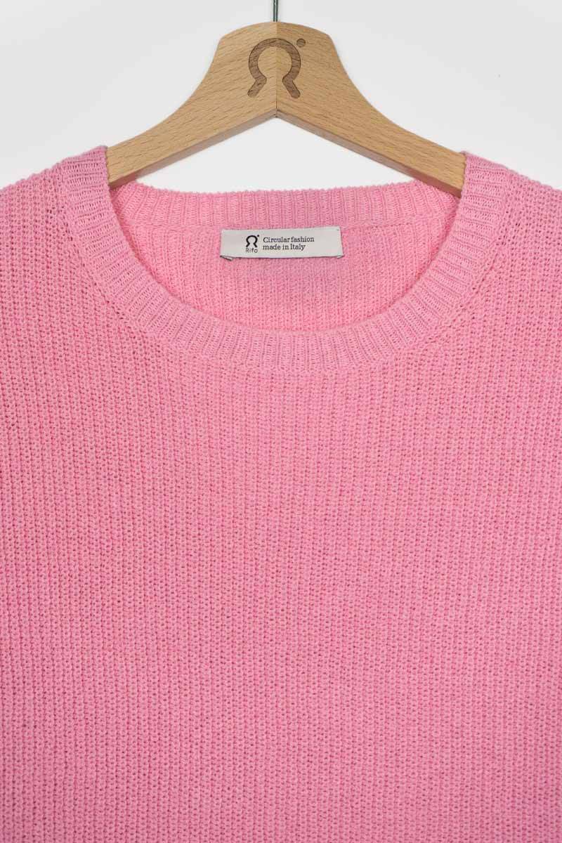 Rifò OLGA Maglia Donna Cotone Rigenerato Sconti questo mese