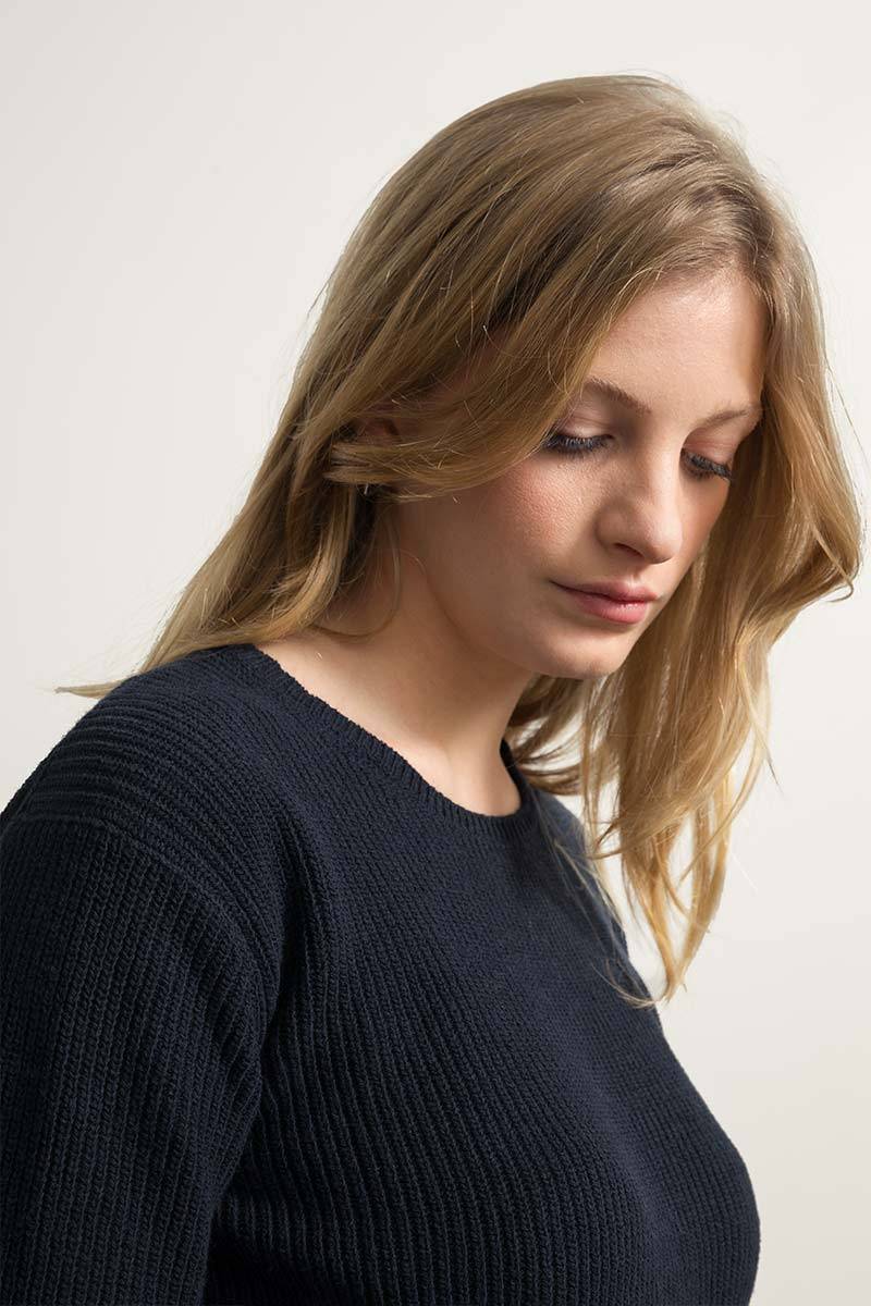 Rifò OLGA Maglia Donna Cotone Rigenerato Italy