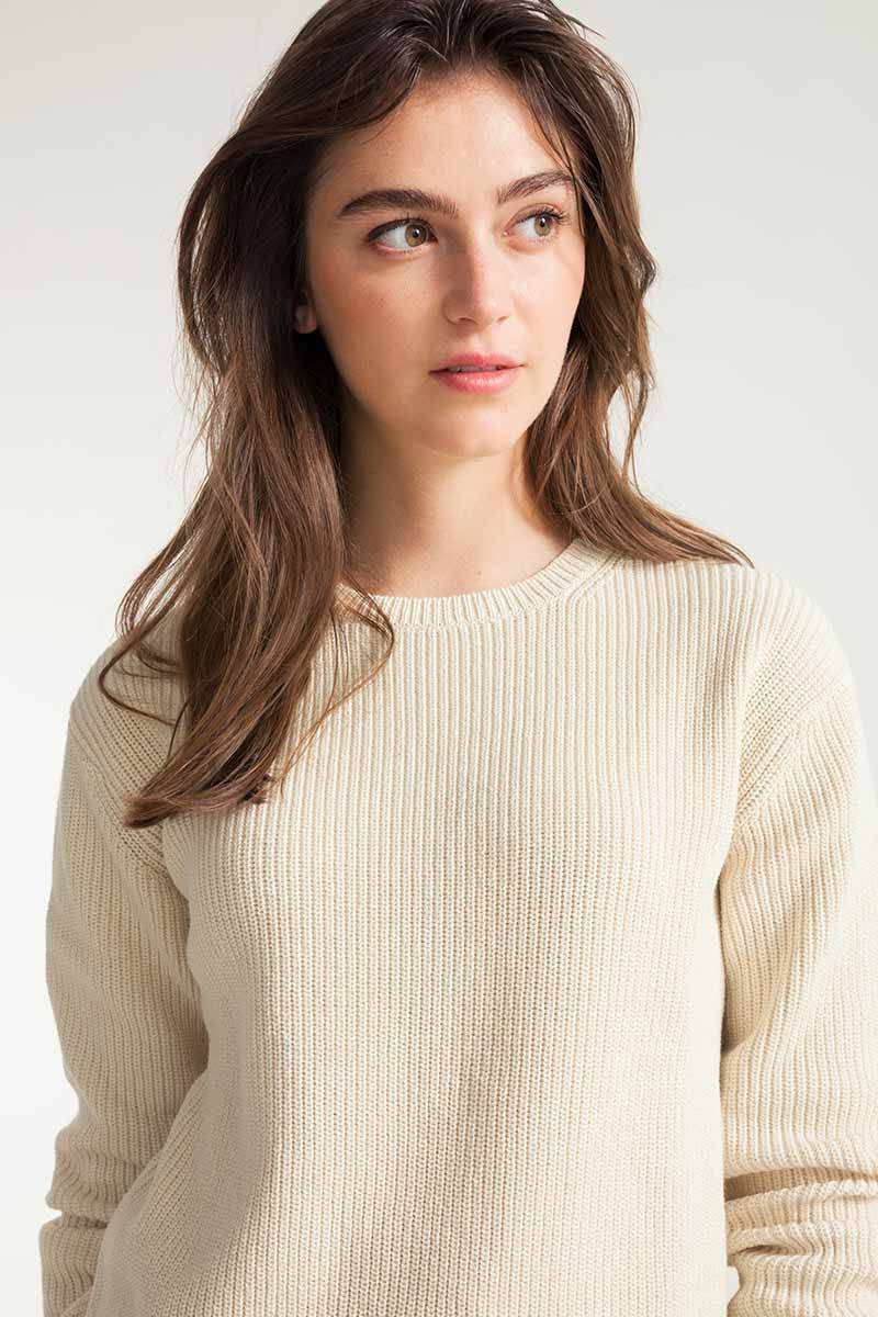 Rifò OLGA Maglia Donna Cotone Rigenerato Italia