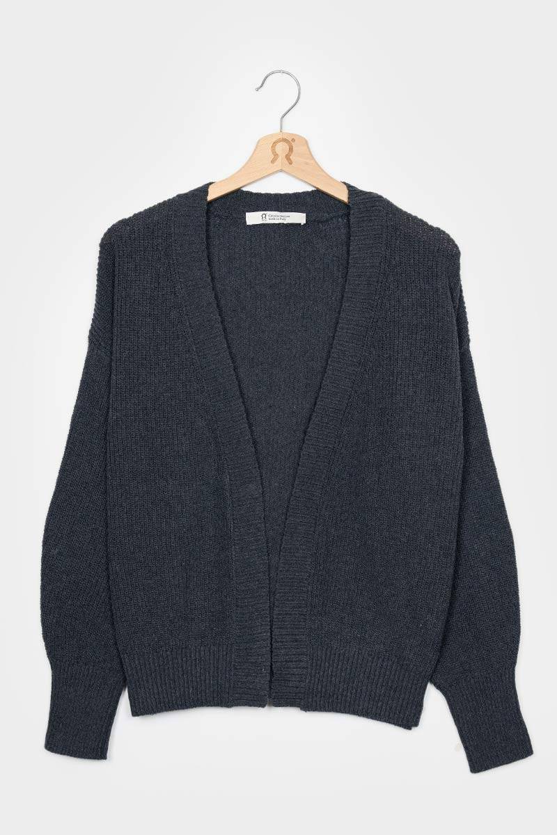 Rifò IRMA Cardigan Donna Cotone Rigenerato Qualità