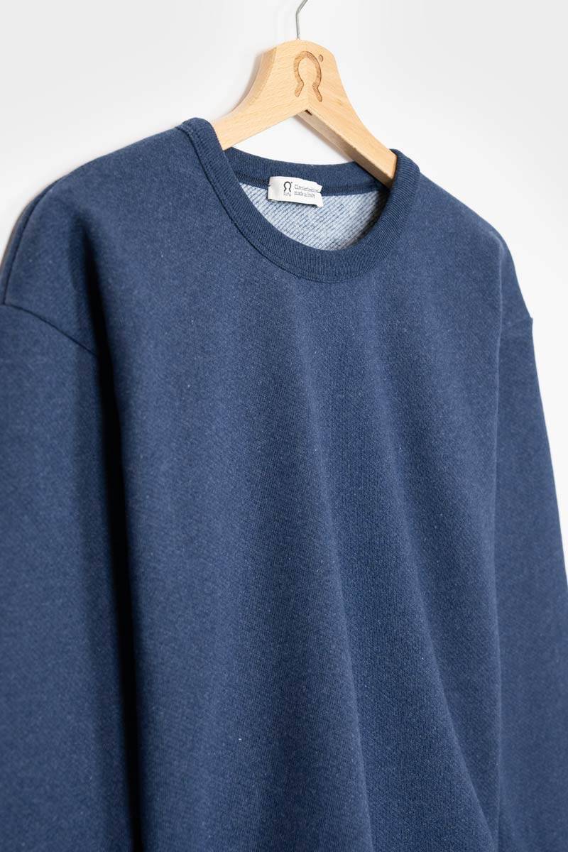 Rifò MARY Felpa Donna Cotone Jeans Rigenerato Spedizione Gratuita