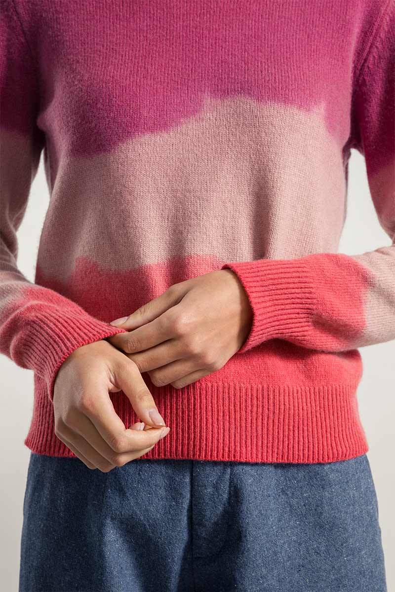 Rifò FIAMMETTA Maglia Girocollo Donna Cashmere Rigenerato Pezzi Unici