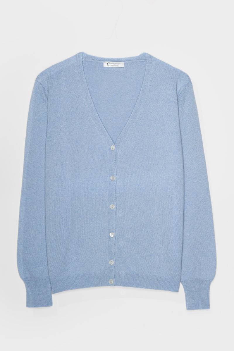 Rifò LETIZIA Cardigan Donna Light Cashmere Rigenerato Consegna Veloce