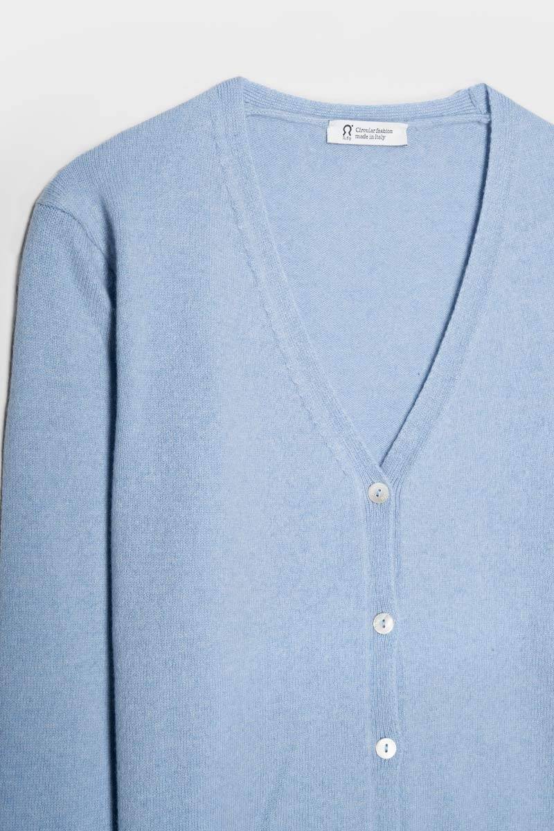 Rifò LETIZIA Cardigan Donna Light Cashmere Rigenerato Consegna Veloce