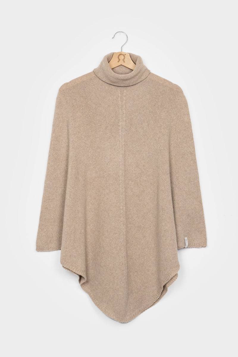 Rifò ELISABETTA Poncho Donna Cashmere Rigenerato Affare Del Giorno