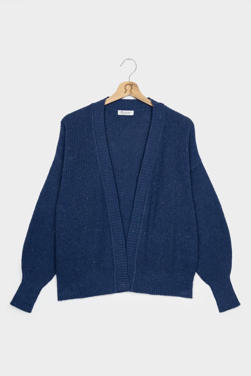 Rifò CARA Cardigan Donna Cotone Jeans Rigenerato Hotsell