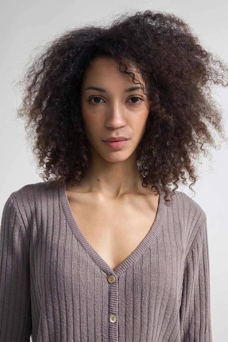 Rifò REALMA Cardigan Seta Rigenerata Tinture Naturali Moda