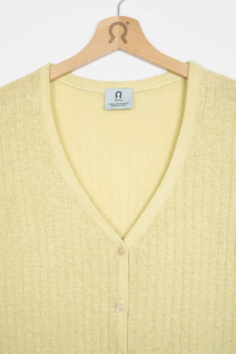 Rifò REALMA Cardigan Seta Rigenerata Tinture Naturali Sconto di tempo limitato