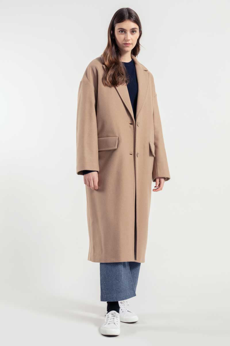 Rifò MARA Cappotto Donna Lana Rigenerata Comprare a buon mercato