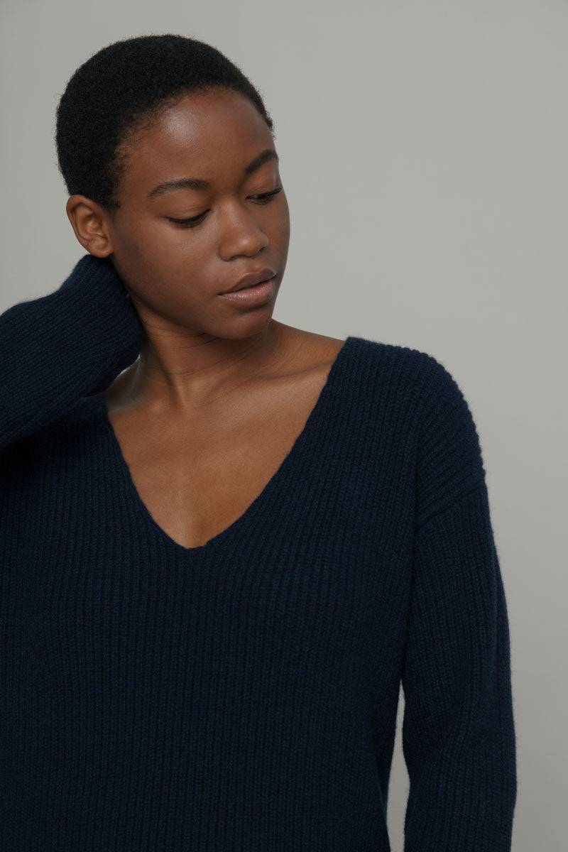 Rifò ESTER Maglia Scollo a V Donna Cashmere Vendite stagionali