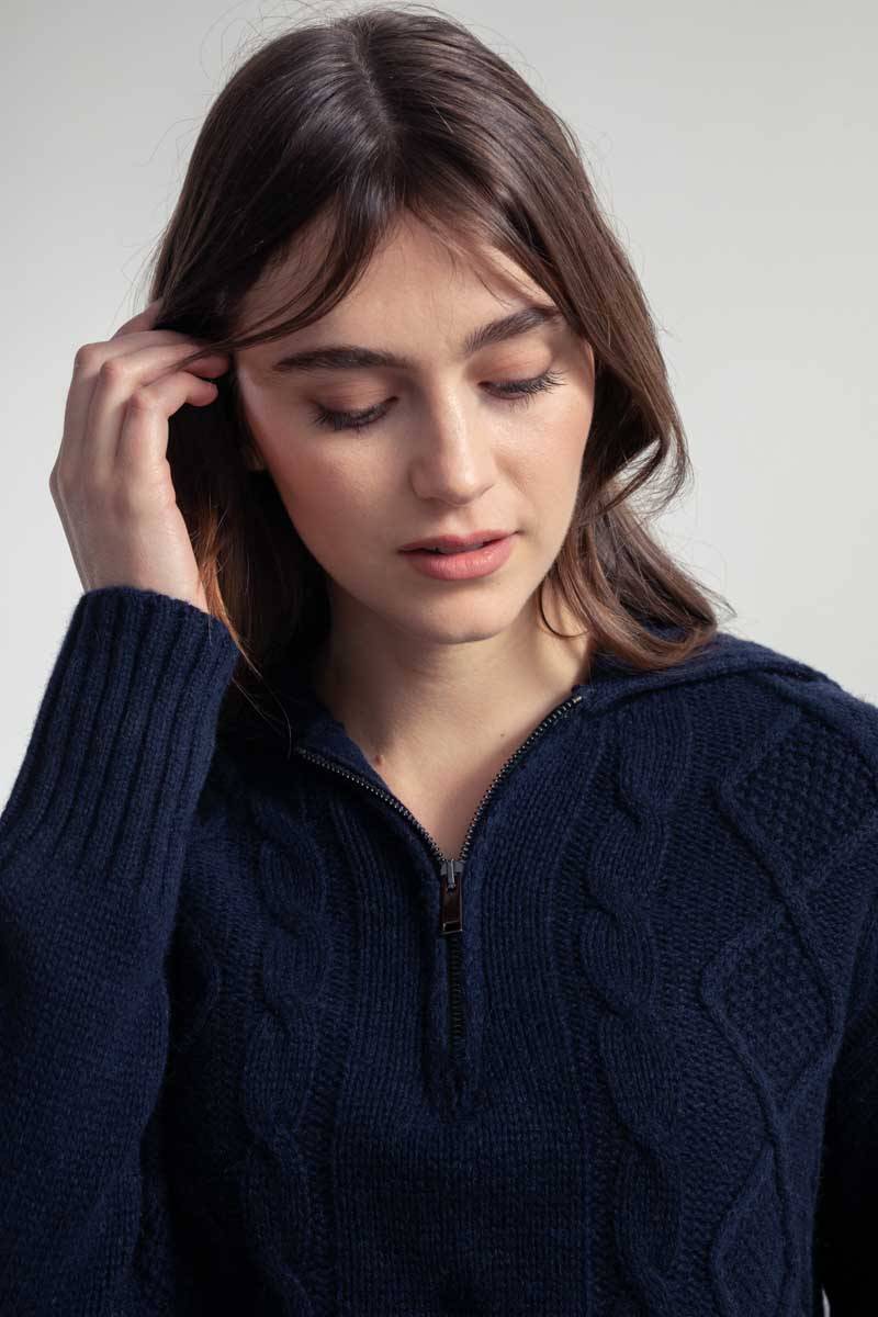 Rifò GIUDITTA Maglia Donna Lana Rigenerata Offerta Giorno del Papà