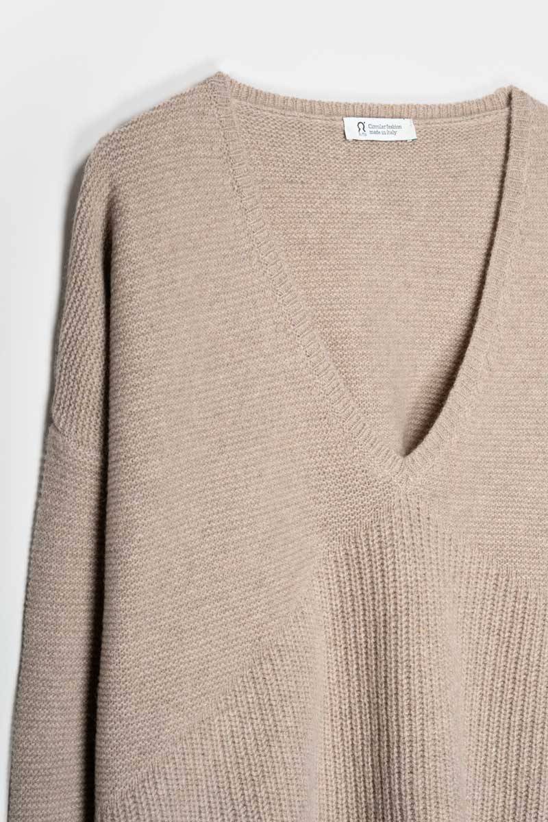 Rifò ELEONORA Maglia Donna Cashmere Rigenerato Offerta San Valentino