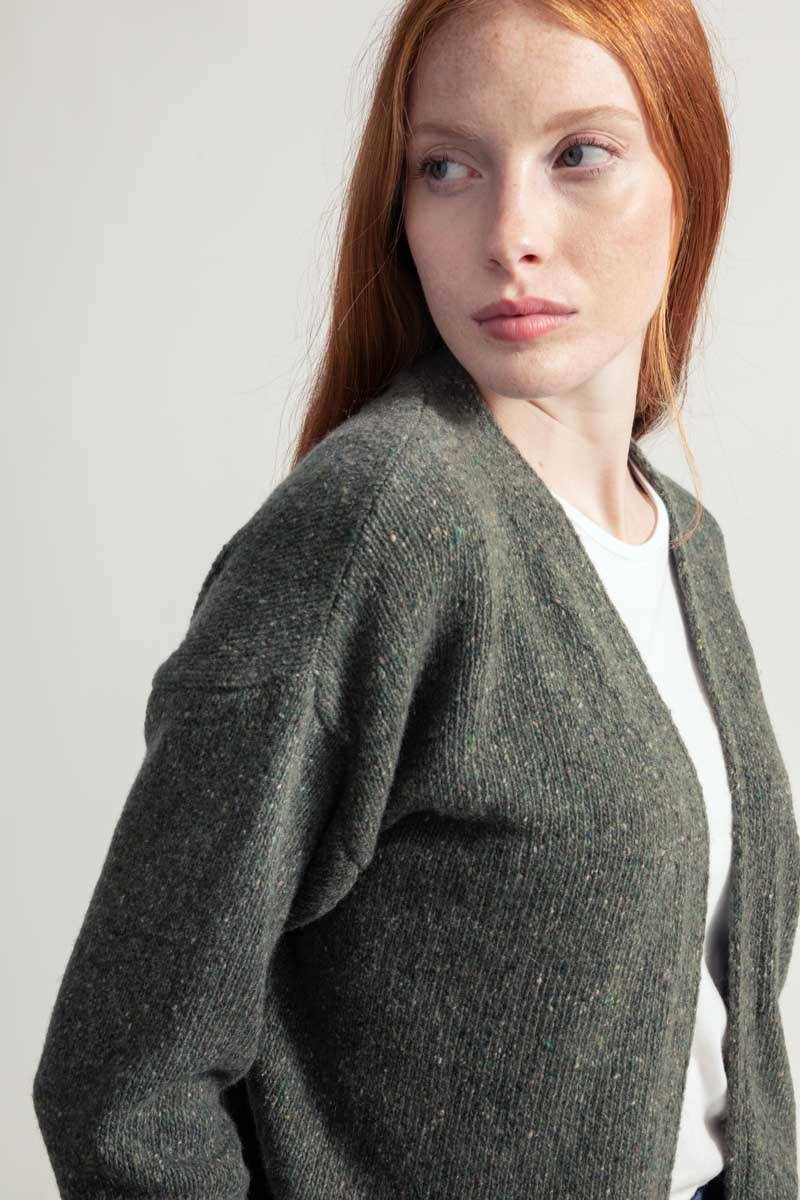 Rifò PALOMA Cardigan Donna Cashmere Rigenerato Vendita calda