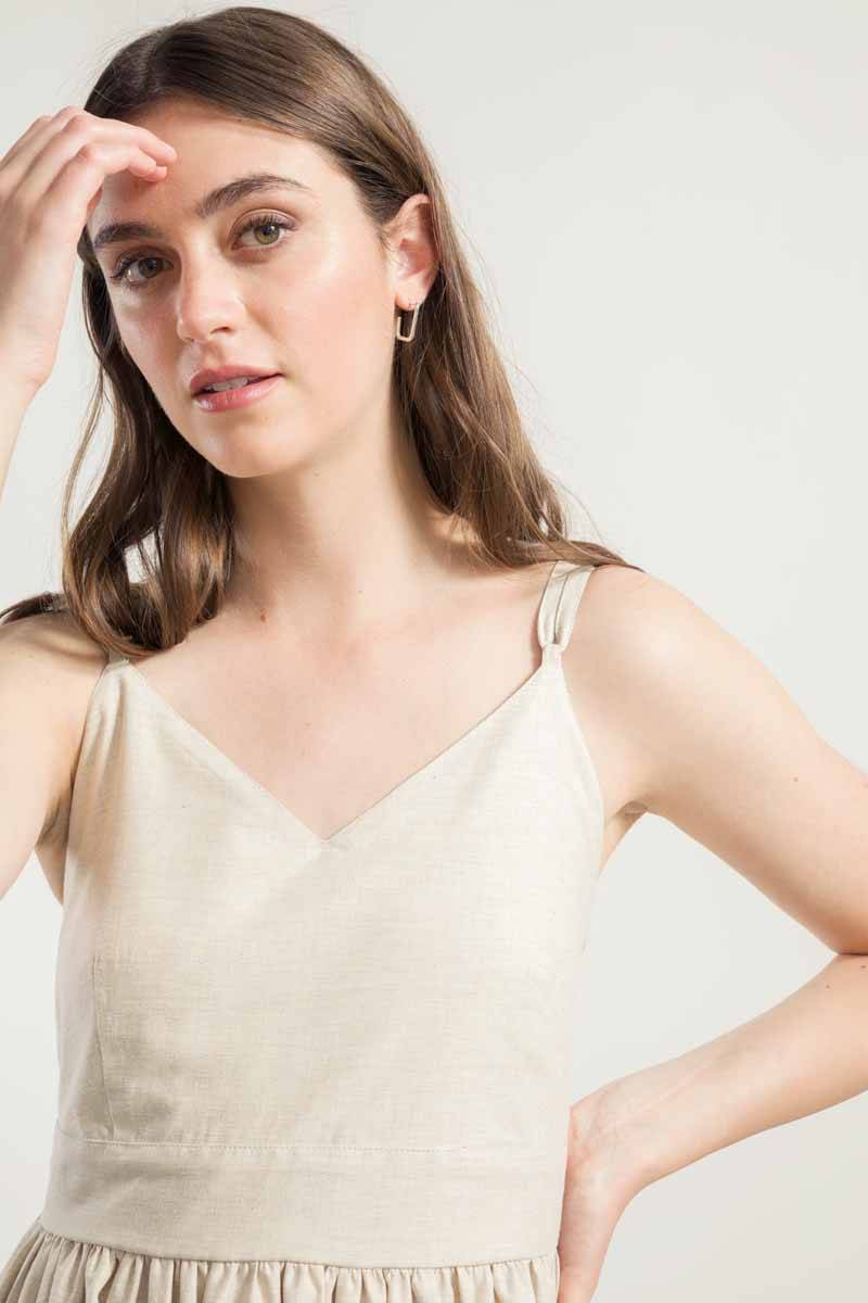 Rifò GIADA Vestito Lungo Donna Cotone Rigenerato Bestseller