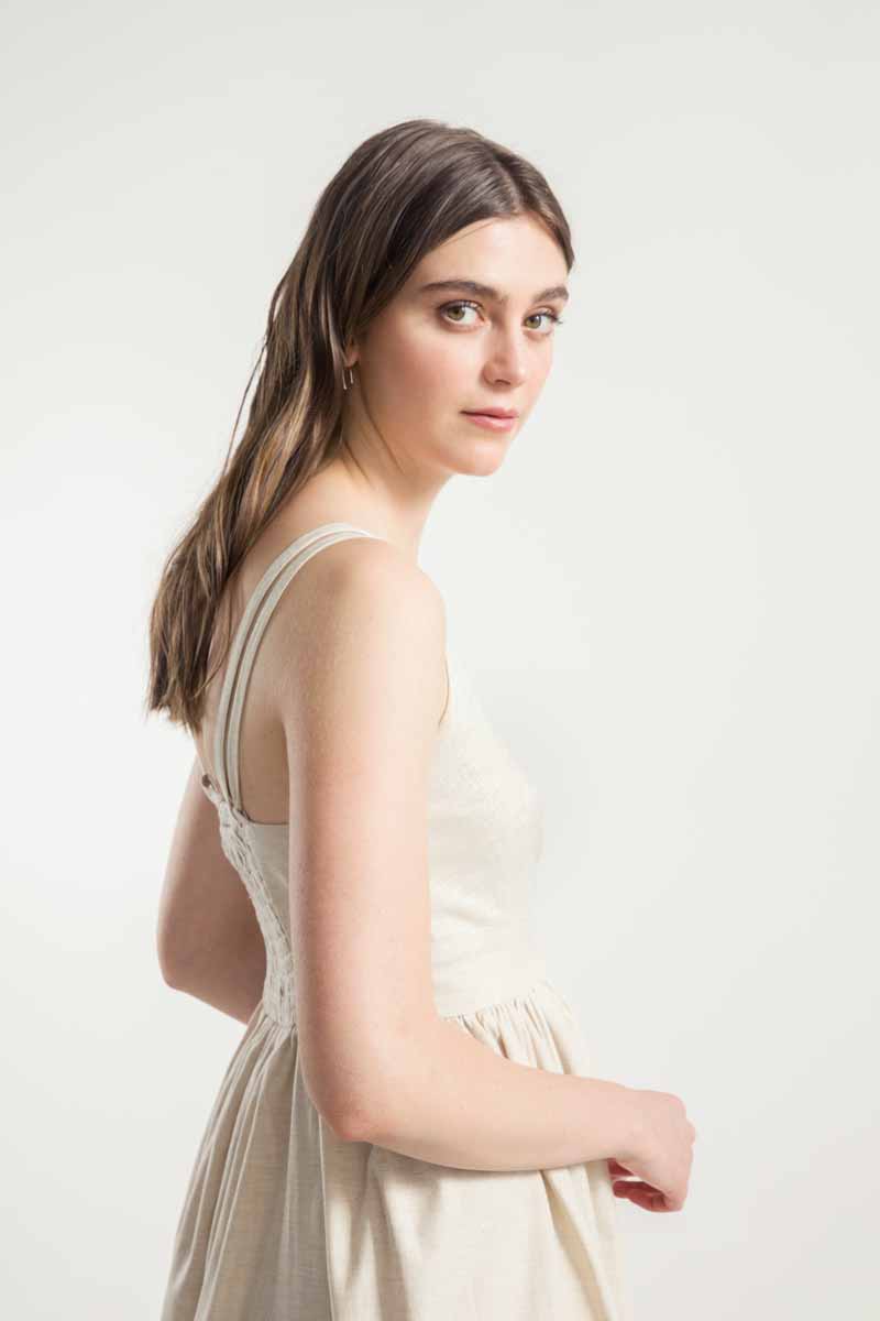 Rifò GIADA Vestito Lungo Donna Cotone Rigenerato Bestseller