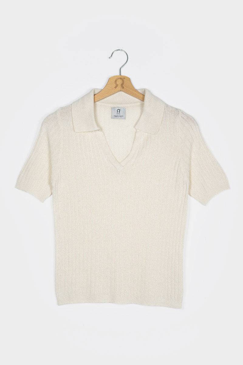 Rifò GIGI Polo Donna Seta Rigenerata Offerte speciali