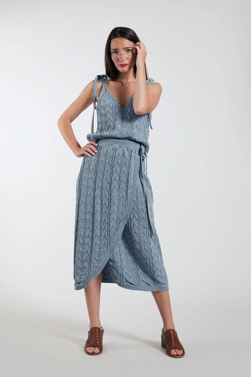Rifò LAUREN Gonna Donna Cotone Jeans Rigenerato ACQUISTA ORA