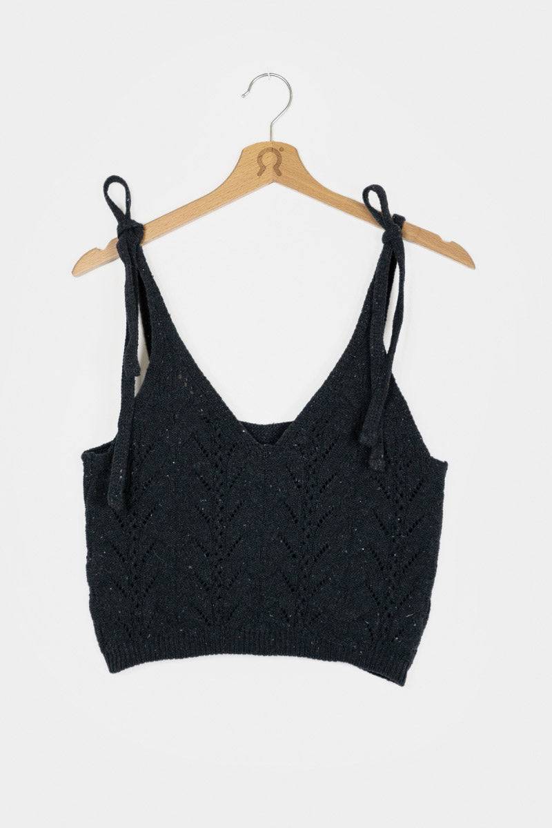 Rifò RENÉ Top Donna Cotone Jeans Rigenerato Offerta speciale della fabbrica