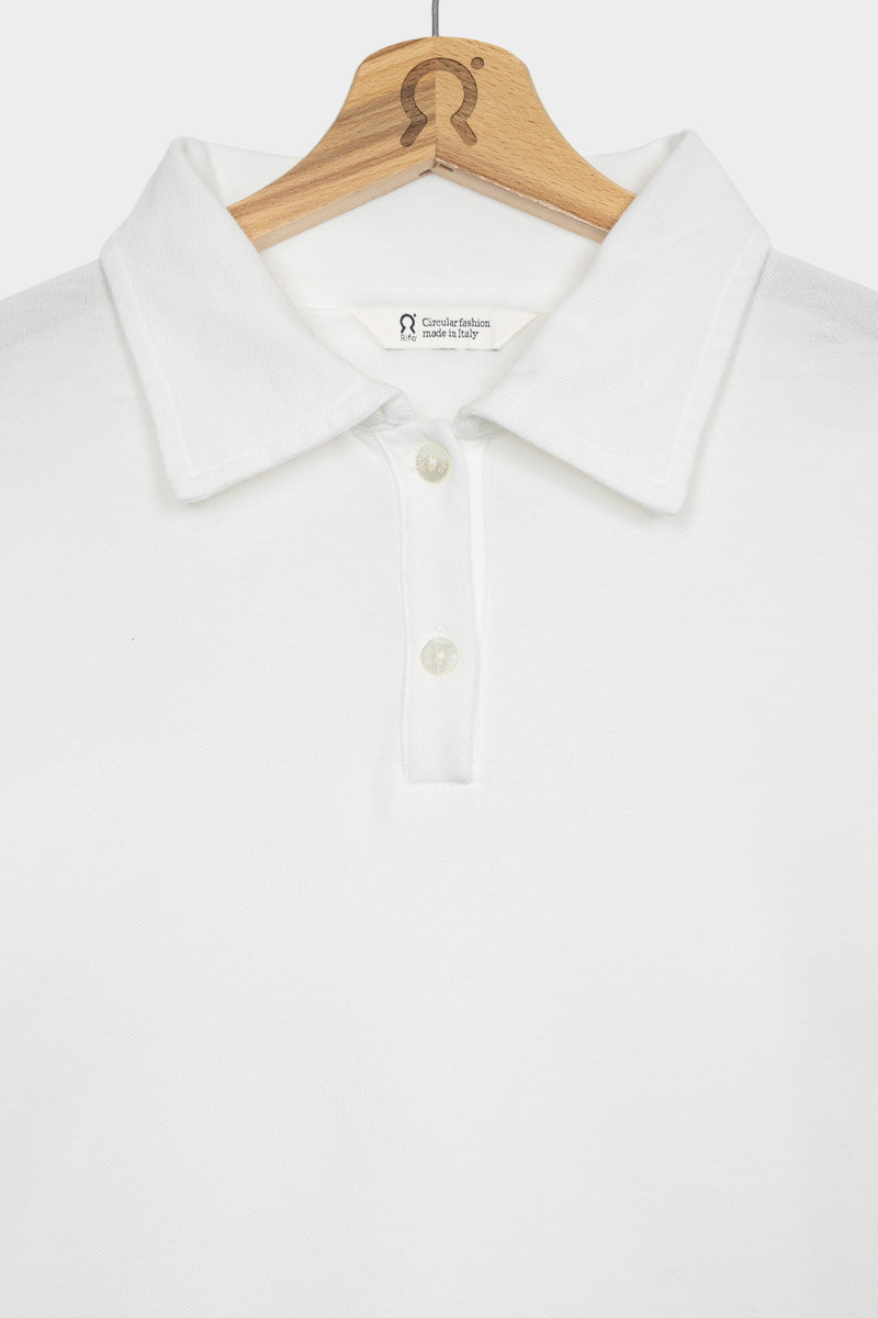 Rifò LUDO Maglia Polo Donna Cotone Rigenerato Discount Store per i nuovi prodotti