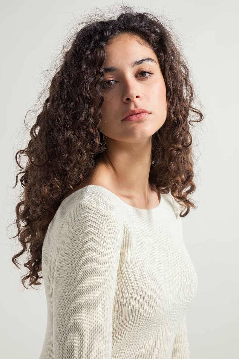 Rifò GISELLE Maglia Donna Seta Rigenerata 50% di sconto con spedizione gratuita