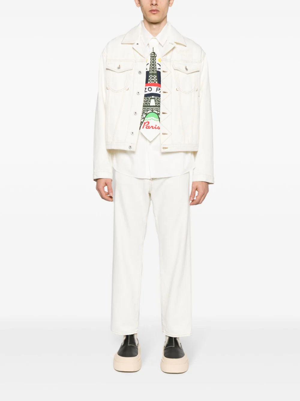 KENZO 'kenzo paris' denim trucker jacket Cyber Monday