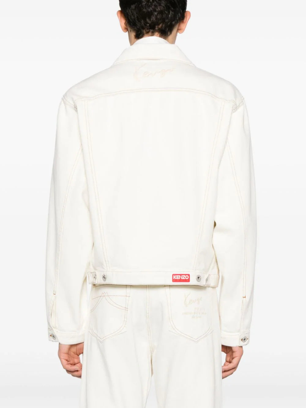 KENZO 'kenzo paris' denim trucker jacket Cyber Monday