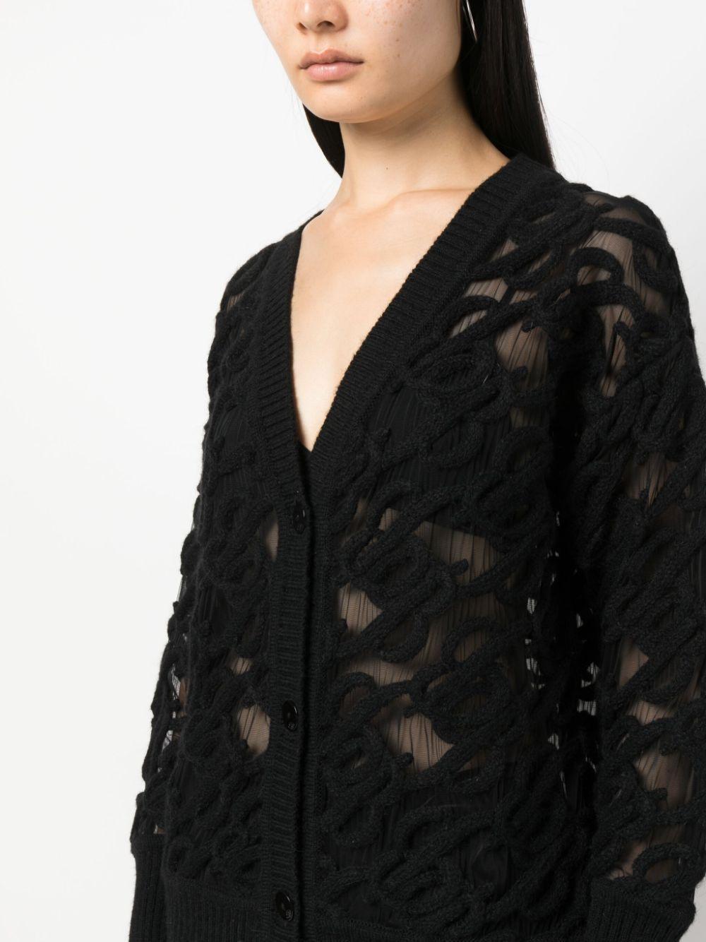 Blumarine "b" cardigan Offerte giornaliere