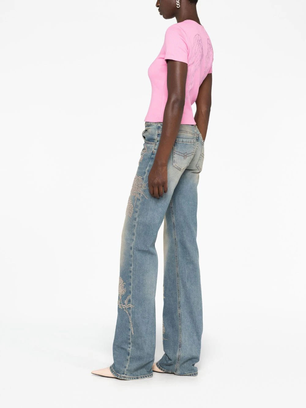 Blumarine "b" t-shirt Enormi risparmi