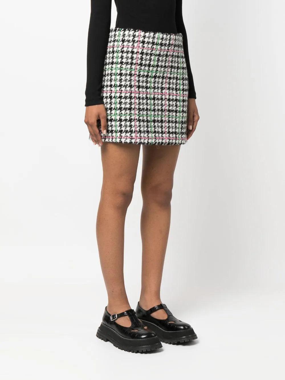 MSGM "houndstooth check" skirt Ritorno libero