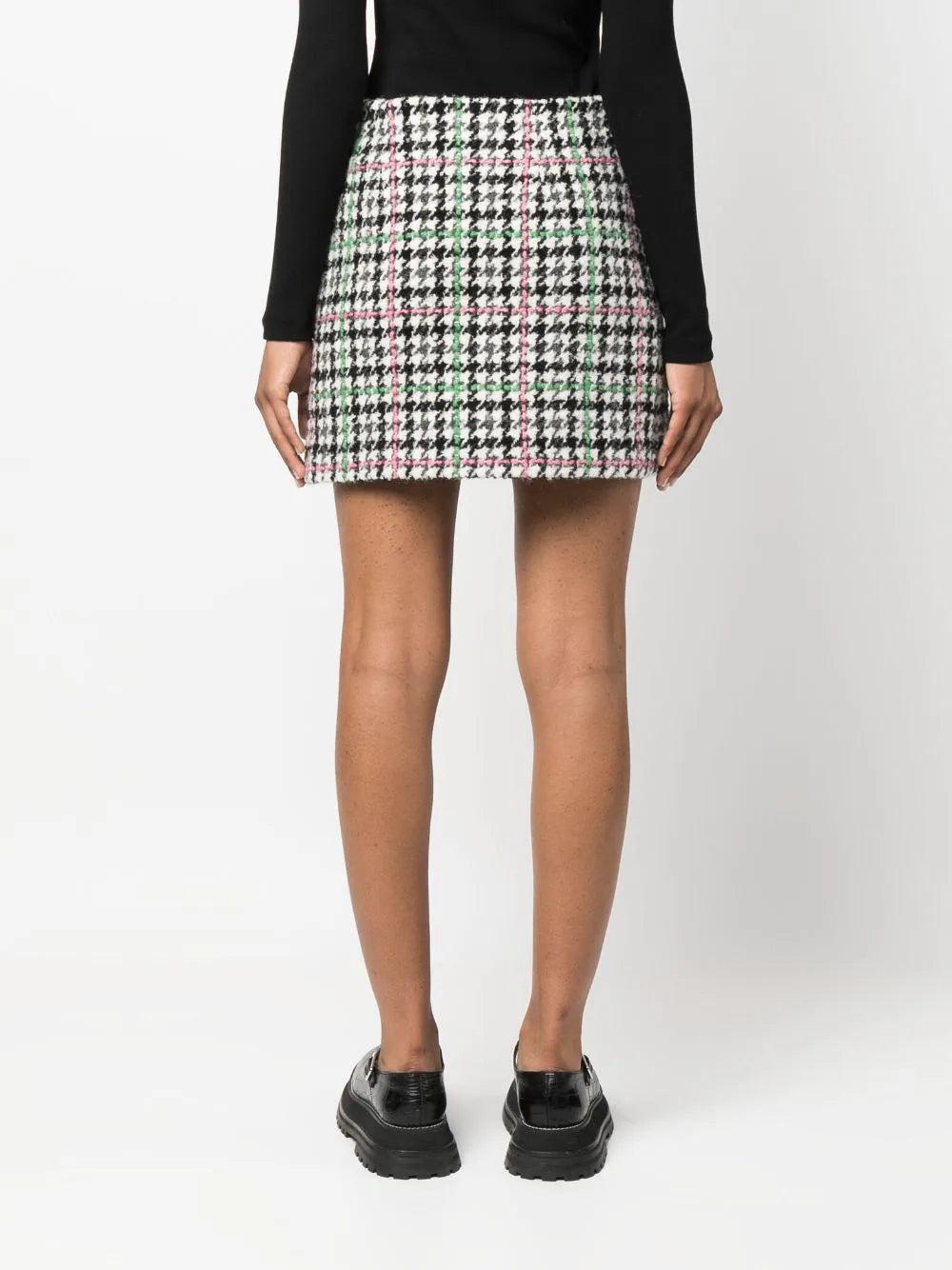 MSGM "houndstooth check" skirt Ritorno libero